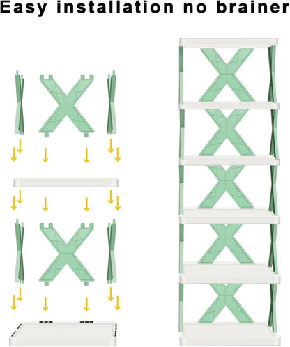 Compact 6-Tier Shoe Rack