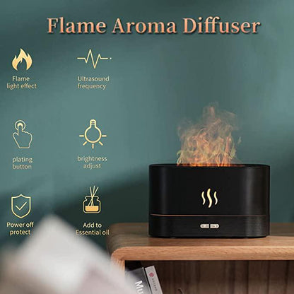 LED Flame Ultrasonic Air Humidifier