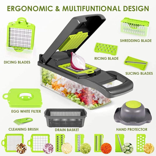 12 in 1 Multifunctional Vegetable Slicer Cutter