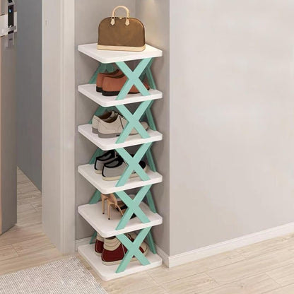 Compact 6-Tier Shoe Rack