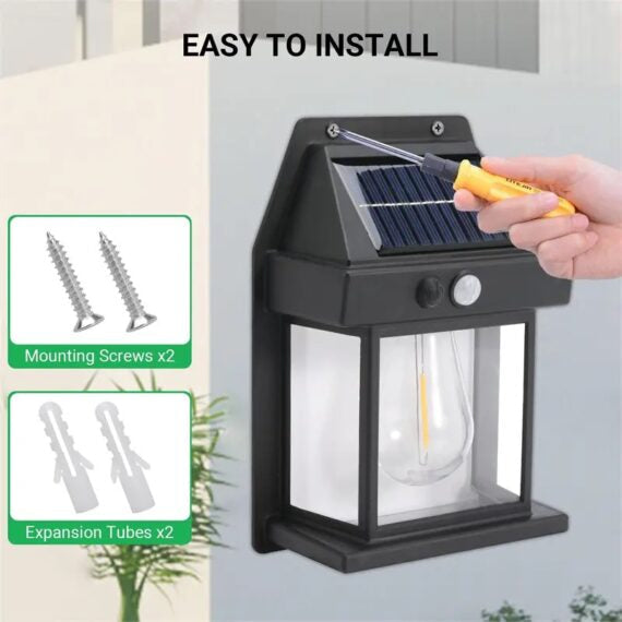 Solar Tungsten Wall Light