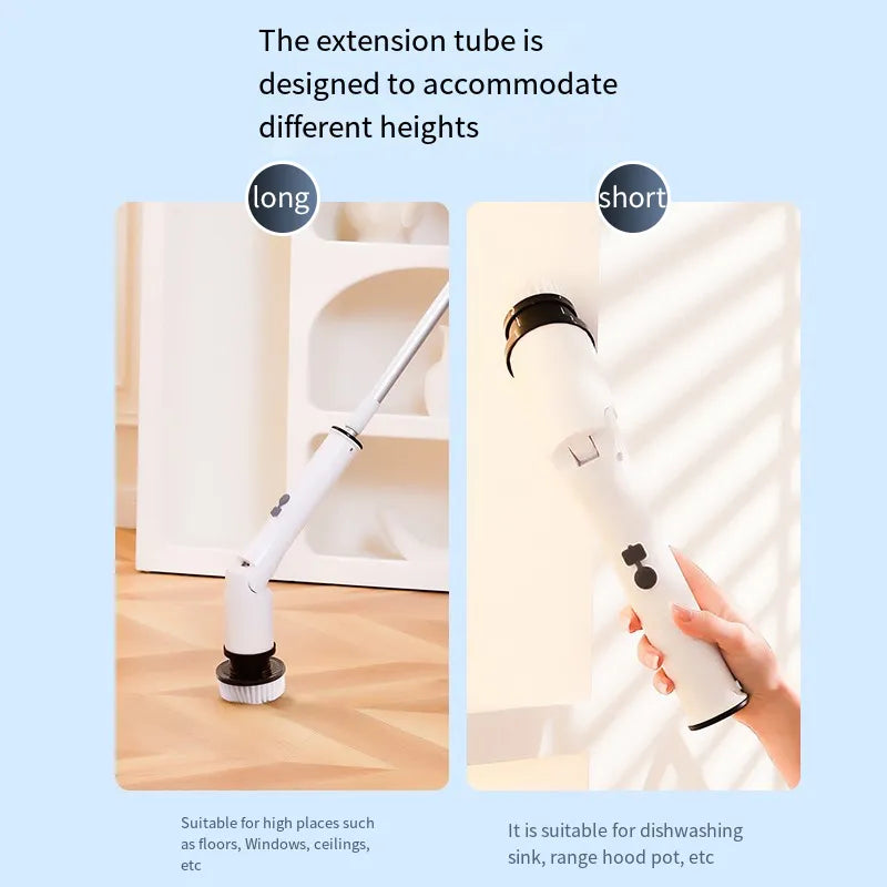 7-in-1 Electric Scrubber for Tough Stains