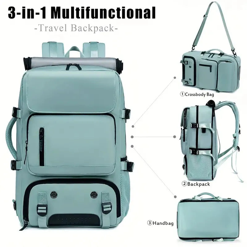 Waterproof Business Backpack with USB Port